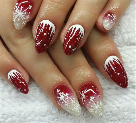 christmas nails on pinterest|easy christmas nails.